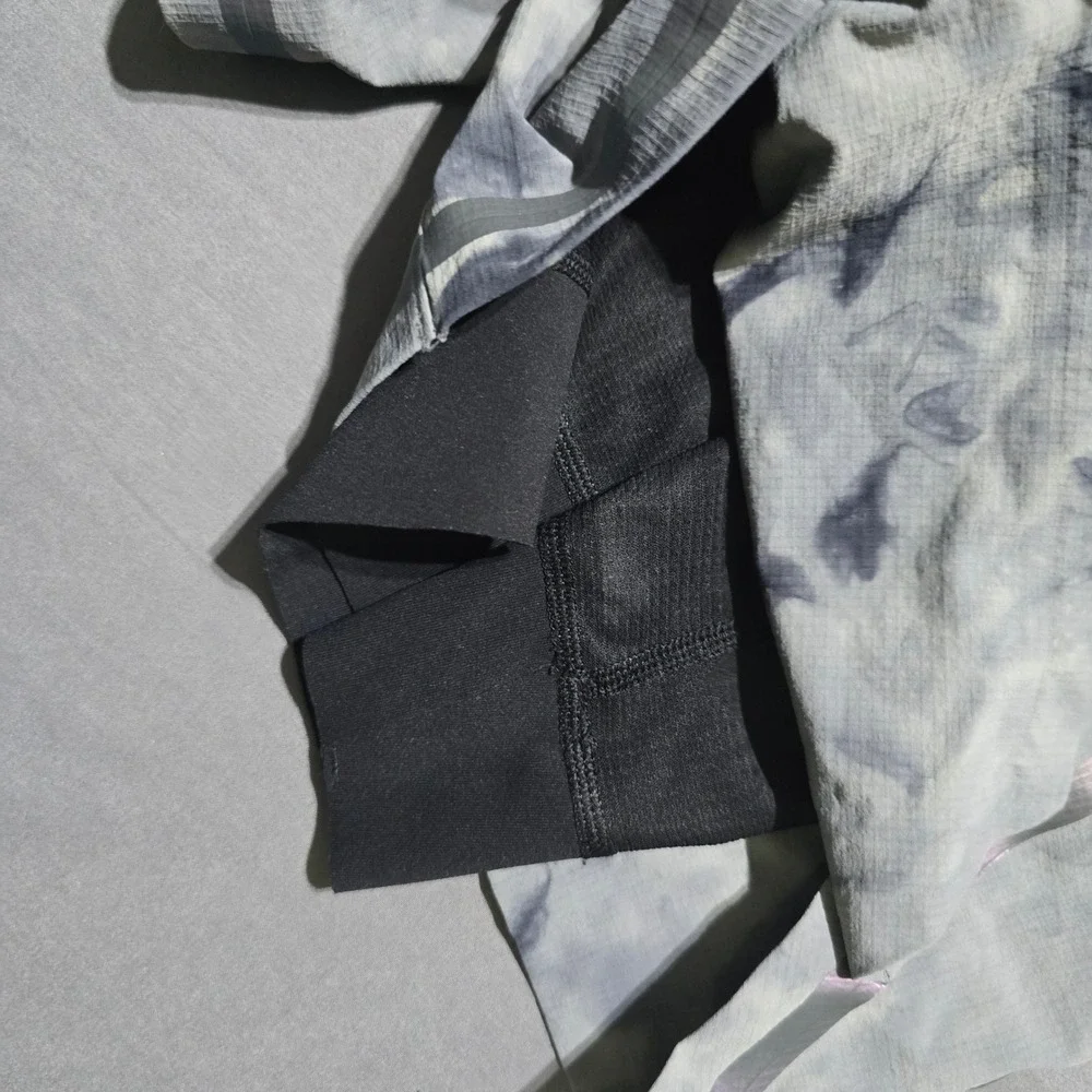 Lululemon Surge Shorts Mens Small Grey Tie Dye 2-in-1 Lined Athletic Running